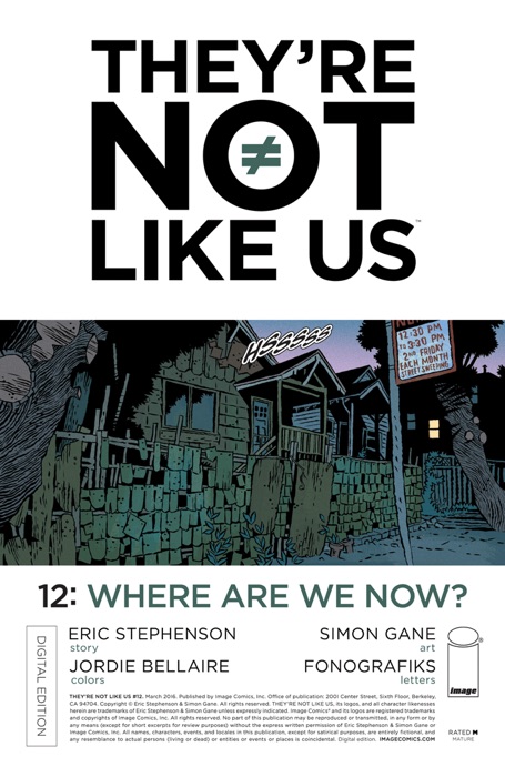They'Re Not Like Us #12