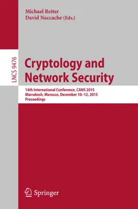 Read: Book Cryptology and Network Security