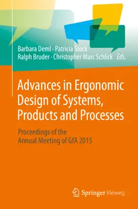 Read: Advances in Ergonomic Design of Systems, Book Products and Processes