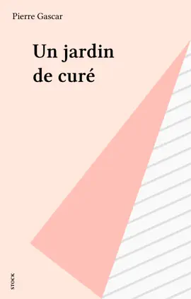Read: Un jardin de curé Book