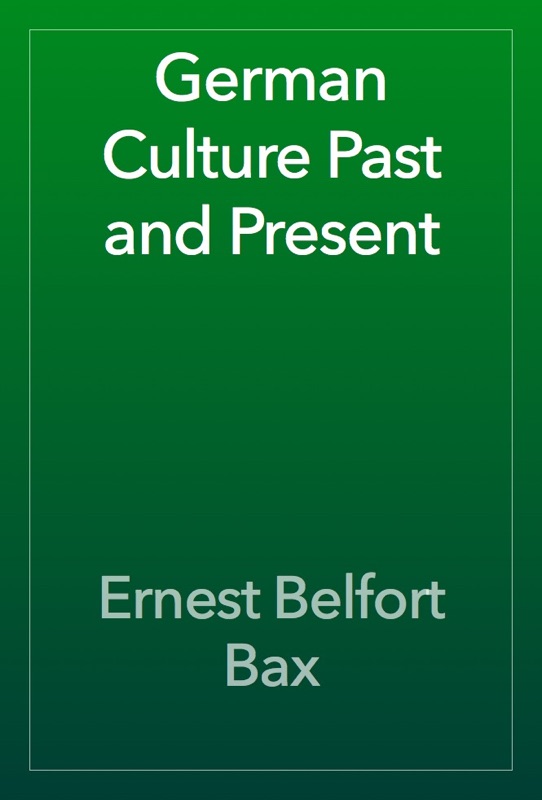 German Culture Past and Present