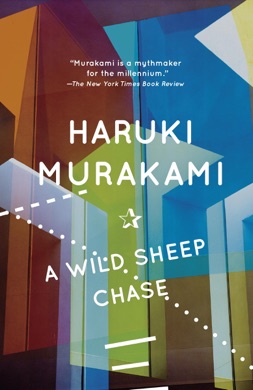 Capa do livro A Wild Sheep Chase de Haruki Murakami