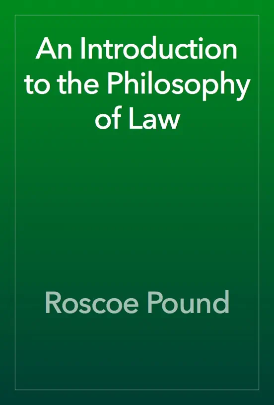 An Introduction to the Philosophy of Law