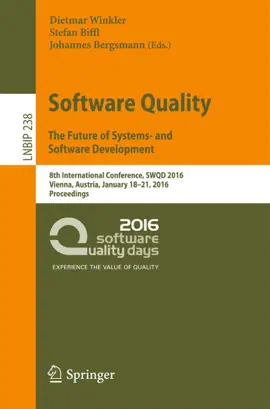 Read: Book Software Quality. The Future of Systems- and Software Development