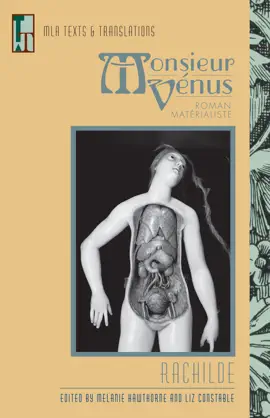 Read: Monsieur Vénus Book