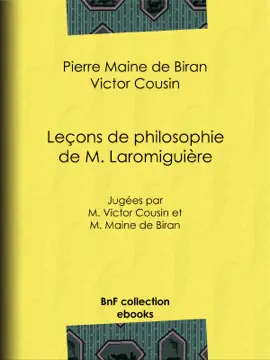 Read: Leçons de philosophie Book de M. Laromiguière