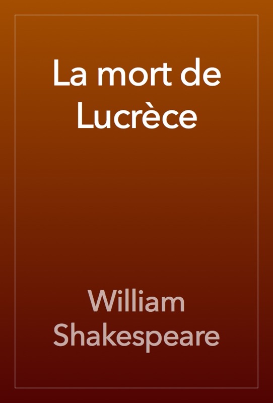 La mort de Lucrèce