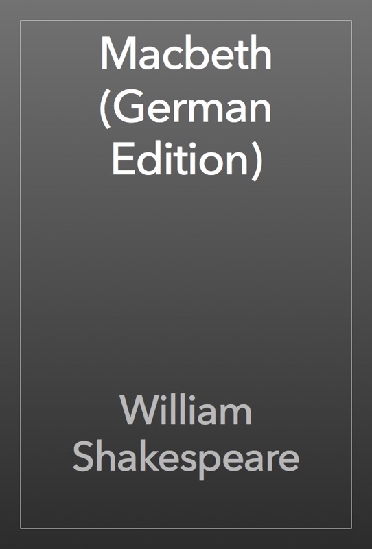 Macbeth (German Edition)