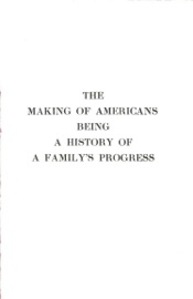 The Making Of Americans - Gertrude Stein