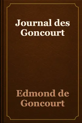 Read: Journal des Book Goncourt