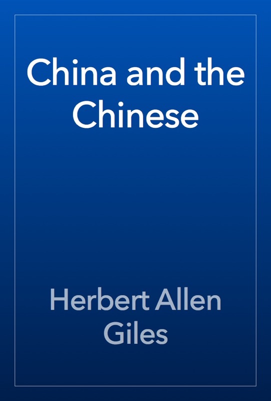 China and the Chinese