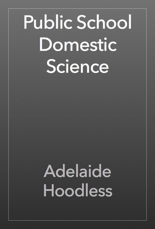 Public School Domestic Science