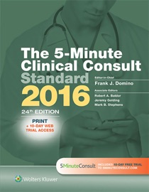 The 5-Minute Clinical Consult Standard 2016: 24th Edition