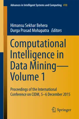 Read: Computational Intelligence Book in Data Mining—Volume 1