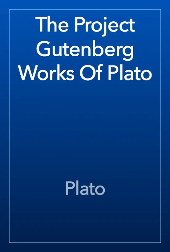 The Project Gutenberg Works Of Plato
