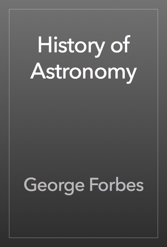 History of Astronomy