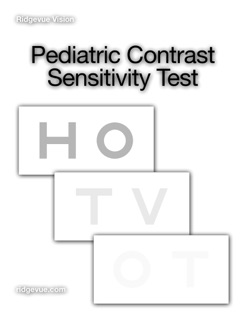 Pediatric Contrast Sensitivity Test by Mark A. Bullimore