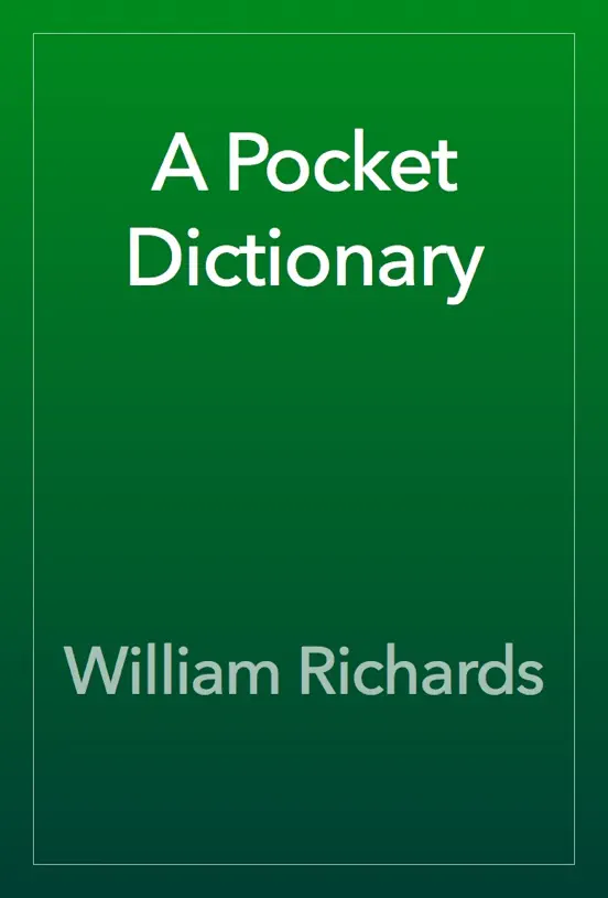 A Pocket Dictionary