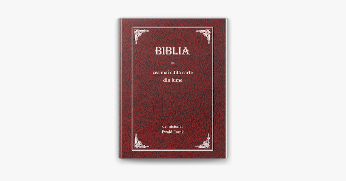 Biblia – cea mai citită carte din lume on Apple Books