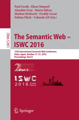 Read: The Semantic Web Book – ISWC 2016