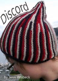 Discord Short Row Hat Knitting Pattern - Jenn Wisbeck