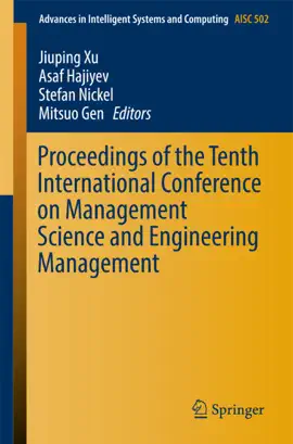 Read: Proceedings of the Tenth International Conference on Management Science Book and Engineering Management