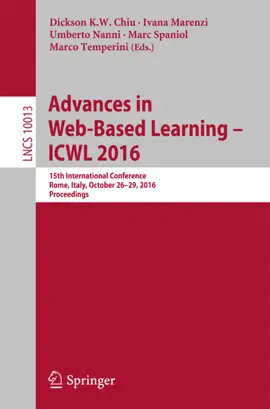 Read: Book Advances in Web-Based Learning – ICWL 2016
