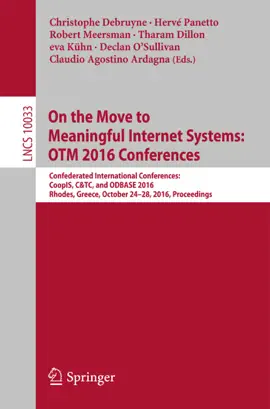 Read: On the Move Book to Meaningful Internet Systems: OTM 2016 Conferences