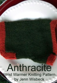 Anthracite Wrist Warmers Knitting Pattern - Jenn Wisbeck