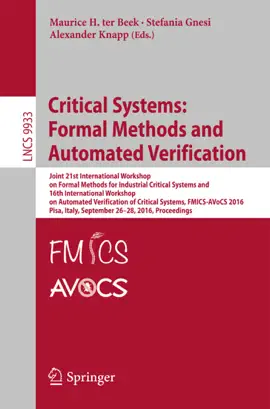 Read: Critical Systems: Formal Book Methods and Automated Verification