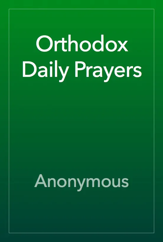 Orthodox Daily Prayers