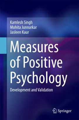 Read: Measures of Book Positive Psychology