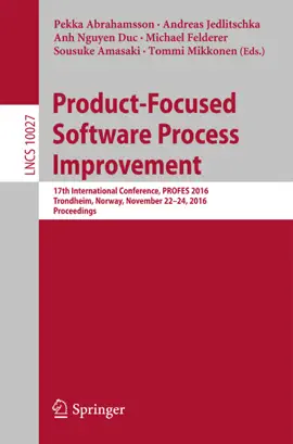 Read: Book Product-Focused Software Process Improvement