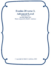 Exodus 20 Verse 3, Advanced Level