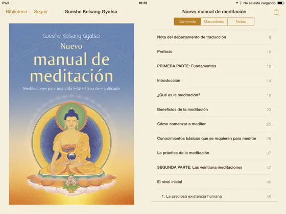Screenshot 1 Nuevo manual de meditación iphone
