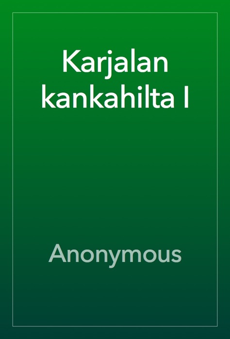 Karjalan kankahilta I