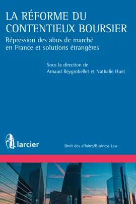 Read: La réforme Book du contentieux boursier