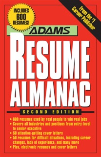 Adams Resume Almanac by Richard J. Wallace