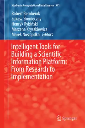 Read: Intelligent Tools for Building a Scientific Information Platform: From Research to Book Implementation