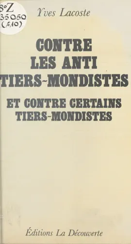Read: Contre Book les anti-tiers-mondistes et contre certains tiers-mondistes