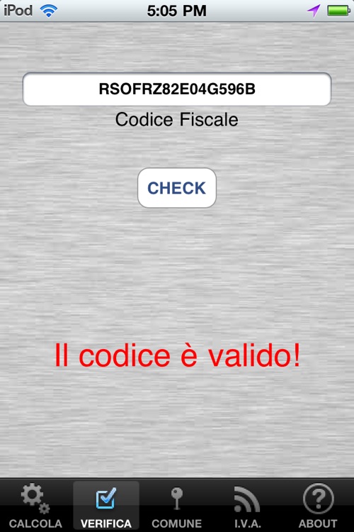 Codice Fiscale ita