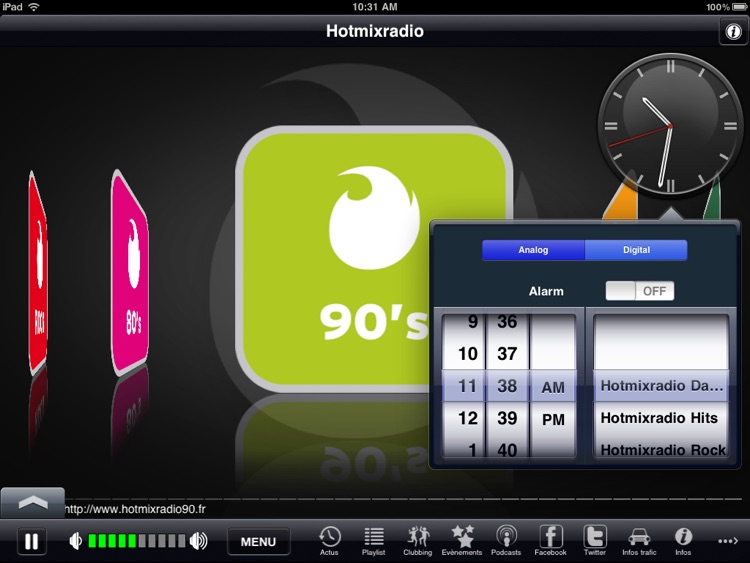 Hotmixradio iPad Edition