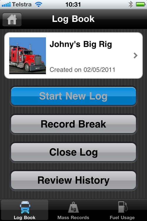 TruckLog - Truck Drivers Log Book