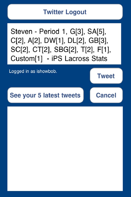 iPS Lacrosse Stats screenshot-4
