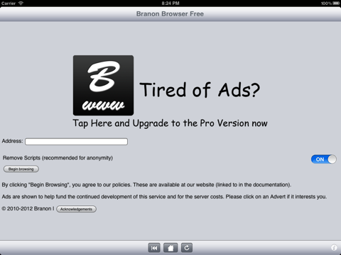 Screenshot #5 pour Anonymous Browser Free