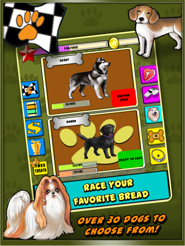 Dog Racer for iPad screenshot 2