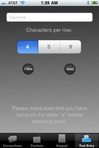 RemoteT iPhone screenshot