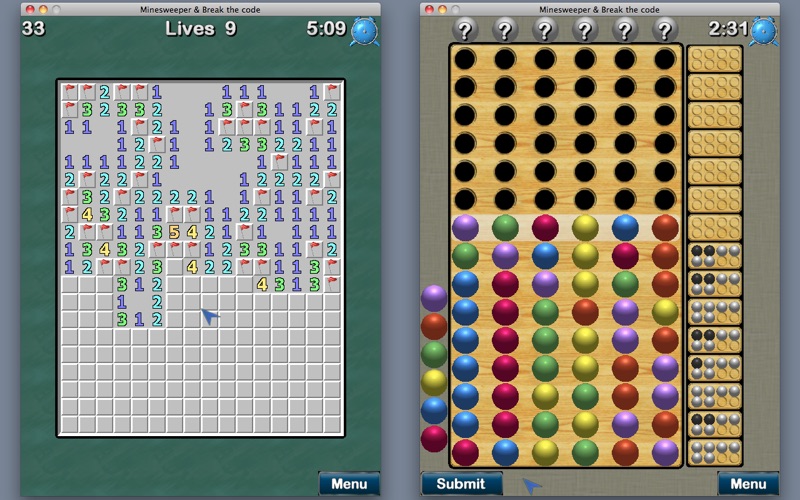 minesweeper & break the code problems & solutions and troubleshooting guide - 1