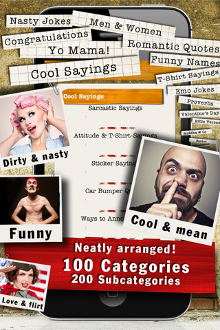 75,000 sayings & jokes - best of iphone screenshot 3