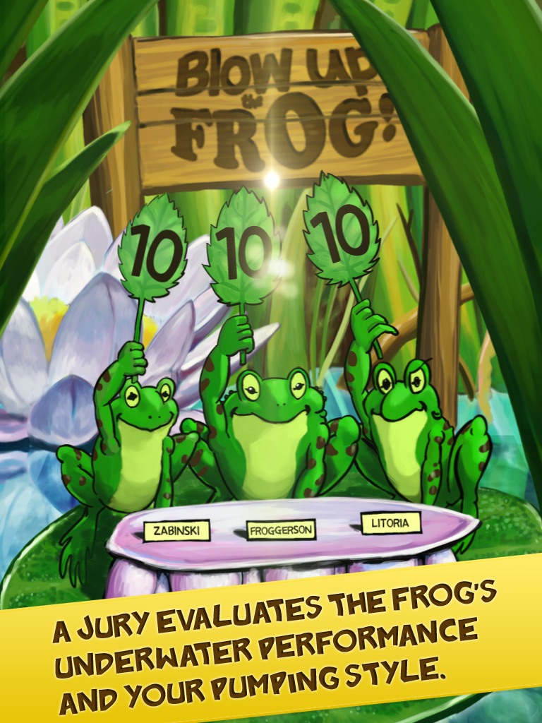 Blow Up The Frog XXL - for iPad, HD screenshot 4